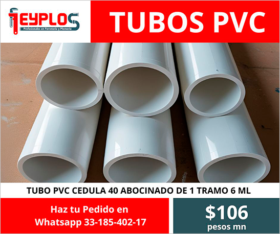 TUBOS PVC